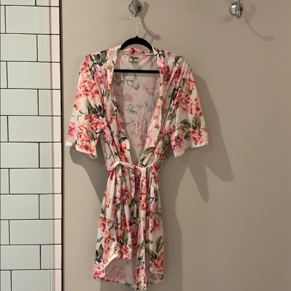 Floral Brie Robe